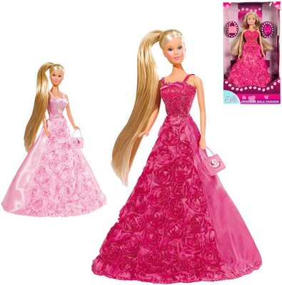Panenka Steffi Gala Princess 29cm set růžové šaty s doplňky 2 druhy{% if product.brand.name %} – Simba{% endif %}