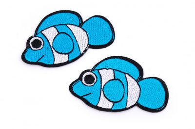 Nažehlovačka  ryba tyrkys vel.6x3,5cm{% if product.brand.name %} – Galanterka{% endif %}