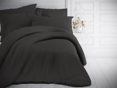 Francouzské jednobarevné bavlněné povlečení 220x200, 70x90cm tmavě šedé{% if product.brand.name %} – Kvalitex{% endif %}