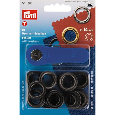 Průchodky 14 mm s podložkou{% if variant.name %} – 4444 černý nikl{% endif %}