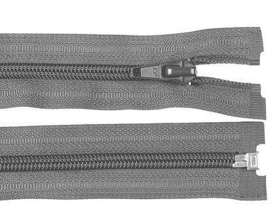 Spirálový zip šíře 5 mm délka 75 cm (bundový) POL - 319 šedá ocelová