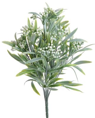 Umělá rostlina s pupeny  - zelená/bílá{% if product.brand.name %} – Canea{% endif %}