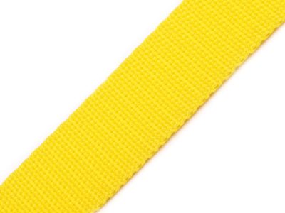 Popruh polypropylénový šíře 30 mm návin 25 METRŮ{% if variant.name %} – 10 žlutá{% endif %}