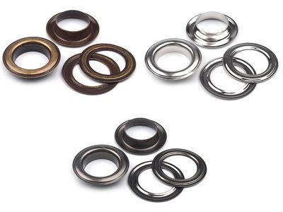 Průchodky s podložkou vnitřní Ø22 mm / vnější Ø34 mm 10 párů{% if product.brand.name %} – Galanterka{% endif %}