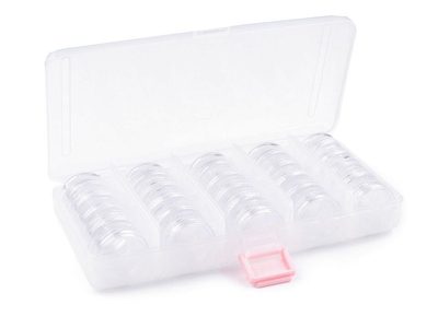 Plastový zásobník 35x90x190mm na korálky s dózičkami{% if product.brand.name %} – Stoklasa{% endif %}