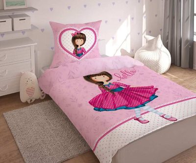 Povlečení Panenka růžová Bavlna, 140/200, 70/80 cm{% if product.brand.name %} – DETEXPOL{% endif %}