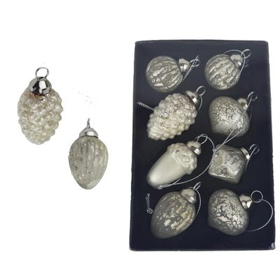Vánoční ozdoba, sada 8 ks S0411 - dia 3 × 5 cm{% if product.brand.name %} – Morex{% endif %}
