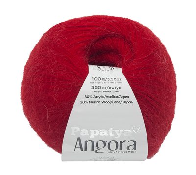 Příze ANGORA MERINO Červená 3080 100g / 550 m{% if product.brand.name %} – {% endif %}