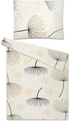 Povlečení mikroflanel Byliny měsíční třpyt 140x200, 70x90 cm{% if product.brand.name %} – Svitap{% endif %}