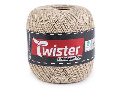 Bavlněná příze háčkovací Häkelgarn 100 g{% if variant.name %} – 3 (021) ecru{% endif %}