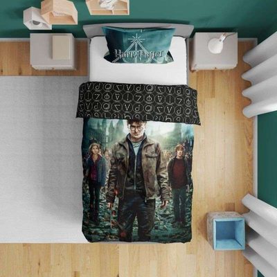 Povlečení Harry Potter Relikvie smrti Bavlna, 140/200, 70/90 cm{% if product.brand.name %} – Faro{% endif %}