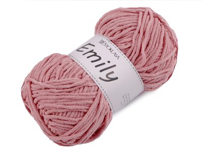 Pletací žinylková příze Emily 100 g{% if variant.name %} – 7 (19) pudrová{% endif %}