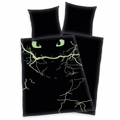 Povlečení Jak vycvičit draka svítící Bavlna 140/200, 70/90 cm – fotka 2