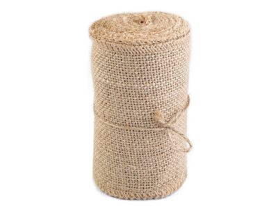 Jutová stuha šíře 13 cm návin 4,5 m{% if product.brand.name %} – Galanterka{% endif %}