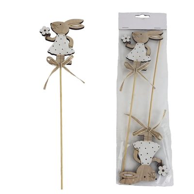 Zápich zajíc, 2 ks D6984 - 31 cm{% if product.brand.name %} – Morex{% endif %}