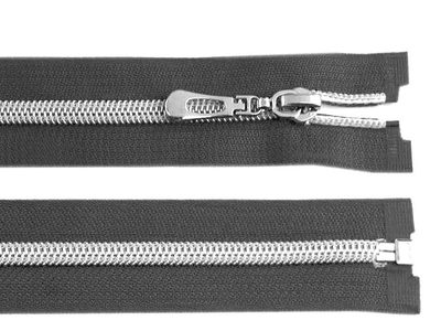 Spirálový zip se stříbrnými zoubky šíře 7 mm délka 60 cm{% if product.brand.name %} – Stoklasa{% endif %}