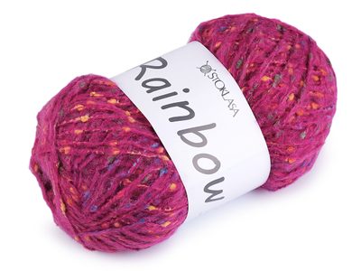 Pletací příze mohérová Rainbow 100 g{% if variant.name %} – 2 (30-4) pink{% endif %}