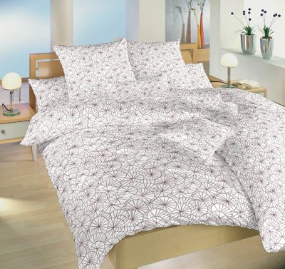 Povlečení bavlna Leknín bordó 140x200, 70x90 cm{% if product.brand.name %} – Dadka{% endif %}