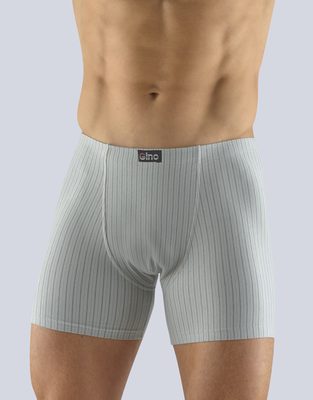 Pánské boxerky s delší nohavičkou{% if variant.name %} – sv. šedá šedá - 54/56{% endif %}
