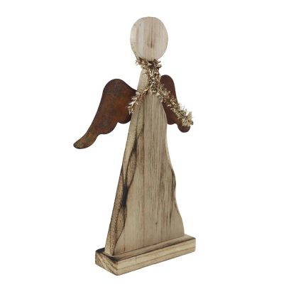 Dekorační anděl D7445 - 25 cm – fotka 2