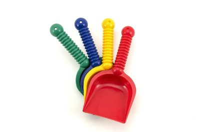 Lopatka plast 21cm 4 barvy 12m+ – fotka 1