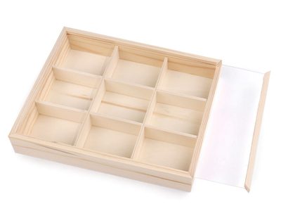 Dřevěný box / organizér s posuvným víkem{% if product.brand.name %} – Stoklasa{% endif %}