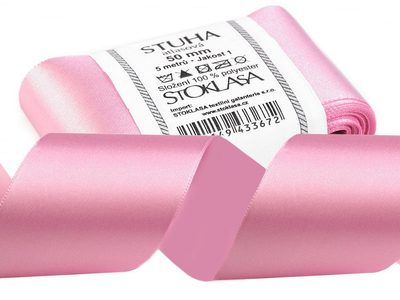Atlasová stuha oboulící svazky šíře 50 mm návin 5 metrů{% if product.brand.name %} – Galanterka{% endif %}