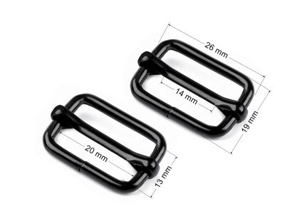 Posunovač na popruhy šíře 20 mm 10 kusů – fotka 1