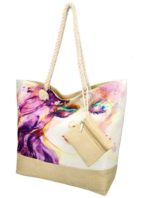 Velká plážová taška v módním designu 22087 motiv 3{% if product.brand.name %} – Linea Moda{% endif %}