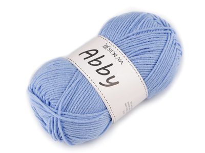 Pletací příze Abby 100 g{% if variant.name %} – 4 modrá světlá{% endif %}