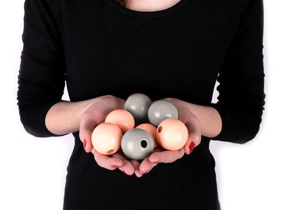Velké dřevěné korále Ø40 mm 2 kusy{% if product.brand.name %} – Galanterka{% endif %}