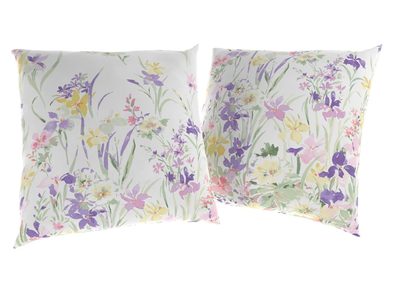 Sada 2 povlaků na polštář hladká bavlna PROVENCE ISABEL fialová{% if product.brand.name %} – Kvalitex{% endif %}