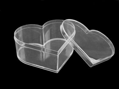 Plastová krabička / box s víkem srdce 10x11x5 cm{% if product.brand.name %} – Stoklasa{% endif %}