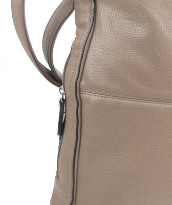 Praktická velká dámská crossbody kabelka 47-MH latté hnědá – fotka 4