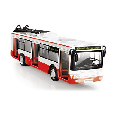 Trolejbus, který hlásí zastávky česky, 28 cm – fotka 2