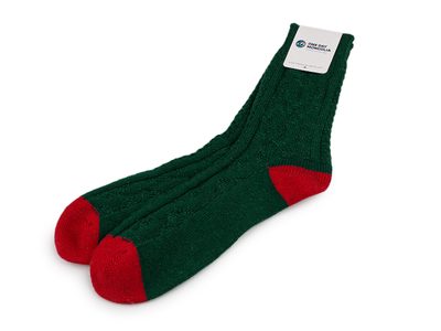 Vlněné ponožky mongolské unisex{% if variant.name %} – 4 zelená tmavá červená{% endif %}