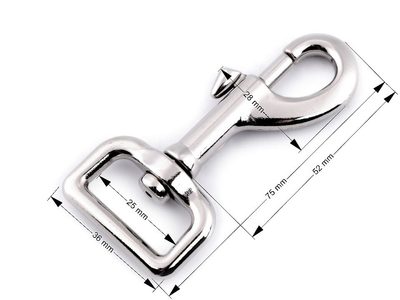 Mohutná kovová karabina průvlek 25 mm{% if product.brand.name %} – Stoklasa{% endif %}