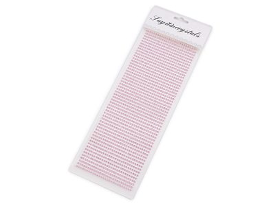 Samolepicí kamínky na lepicím proužku Ø3 mm{% if variant.name %} – 3 růžová sv.{% endif %}