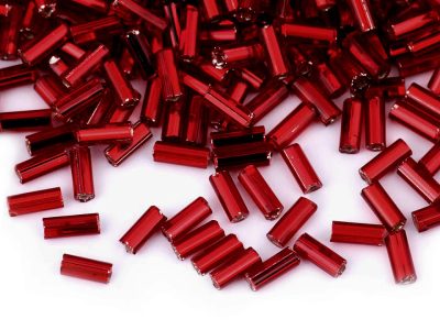 Rokajl Preciosa hladké tyčky 4,5 mm 20g{% if variant.name %} – 97090 červená - tmavá{% endif %}