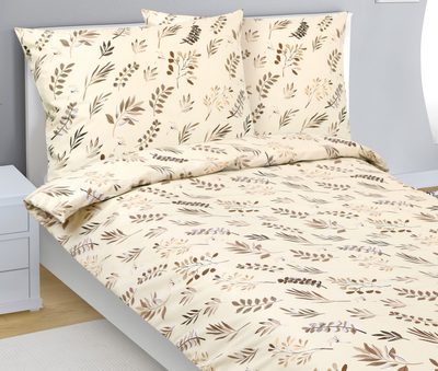 Bavlněné povlečení Hnědá,Béžová 90/347{% if product.brand.name %} – Bellatex{% endif %}