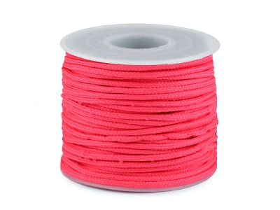 Padáková  oděvní šňůra Ø2,5 mm návin 25 m{% if variant.name %} – 5 růžová neon{% endif %}