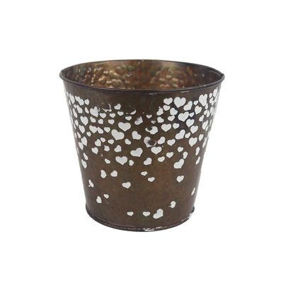 Květináč plechový K4271/2 - dia 14,5 x 13 cm{% if product.brand.name %} – Morex{% endif %}