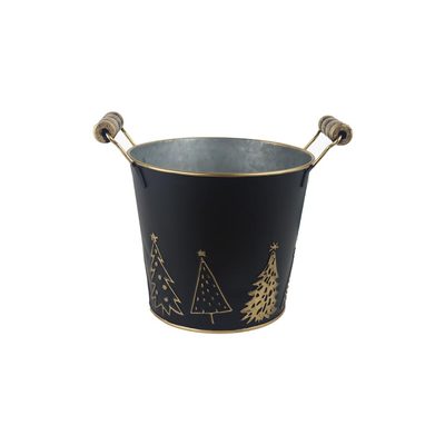 Vánoční květináč plechový K3910/2 - 15 cm{% if product.brand.name %} – Morex{% endif %}