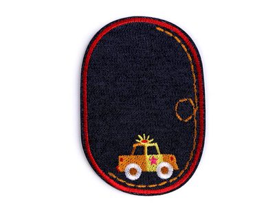 Nažehlovačka / záplata riflová auto{% if variant.name %} – 3 červená{% endif %}