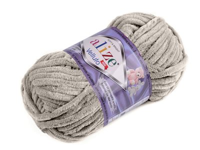 Velluto žinylková příze 100 g - 10 (530) šedobéžová