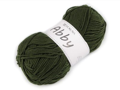 Pletací příze Abby 100 g{% if variant.name %} – 5 zelená tmavá{% endif %}