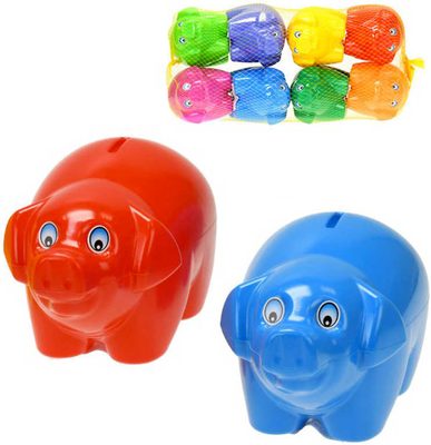 Dětská pokladnička barevná prasátko 17cm různé barvy{% if product.brand.name %} – {% endif %}
