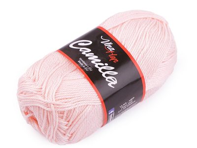 Bavlněná pletací příze Camilla 50 g{% if variant.name %} – 3 (8003) pudrová{% endif %}