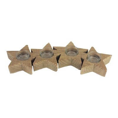 Svícen na 4 svíčky D3249 - 38 x 16 x 4 cm{% if product.brand.name %} – Morex{% endif %}