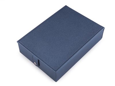 Šperkovnice 5,5x15x21 cm{% if variant.name %} – 3 modrá lesk{% endif %}